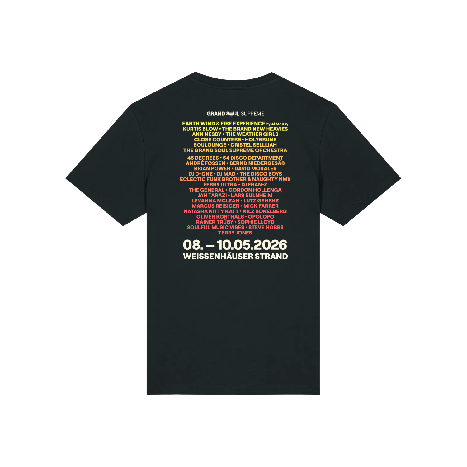 T-Shirt "Line-Up 2026"